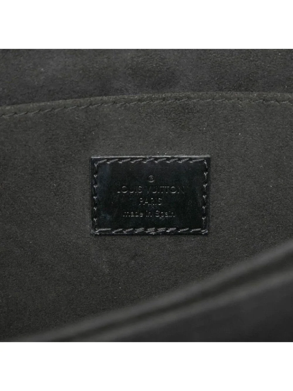 Louis Vuitton Dauphine ММ LV Lock Chain 2-Way Shoulder Bag Black Leather
